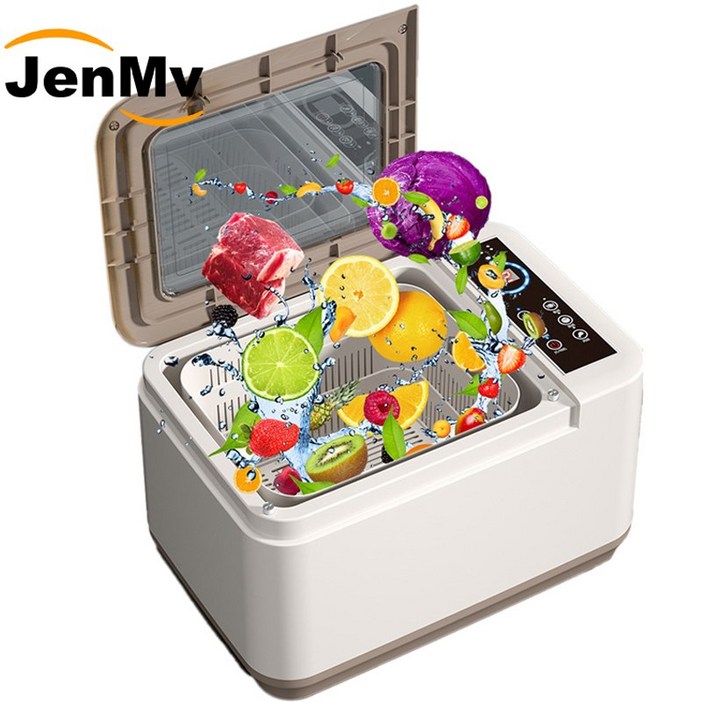 JENMV 과일 야채 세척기 가정용 과일야채 살균세척기 농산물세척기 식재료세척기 채소세척 농약제거
