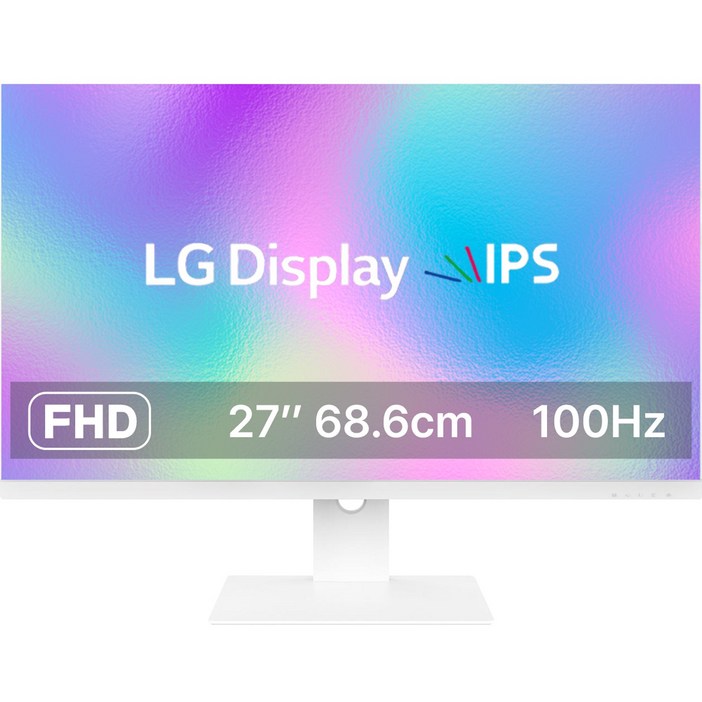 클라인즈 제스타 LG IPS사용 27인치 모니터 100Hz C타입 Dex지원 화이트, KXM2700FH75 화이트, 69cm