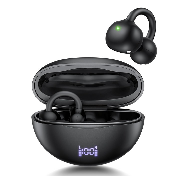 YINTEE 블루투스 이어폰  오픈형 클립형 무선  불루투스 이어폰 c타입