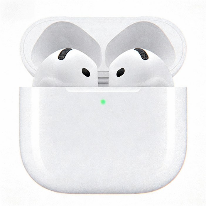 스탠드화이트 AirPods Apple에어팟 4 블루투스 헤드폰 액티브 노이즈 캔슬링, 1개, ddteubs, udrvfd