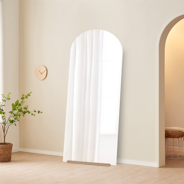 온미러 아치형 거울 거치형 화장실 욕실 대형 전신거울 비정형