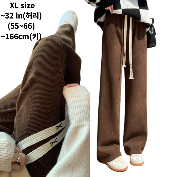 어반픽스 봄가을 여성 와이드 밴딩 코듀로이 팬츠 어반픽스 봄가을 여성 와이드 밴딩 코듀로이 팬츠