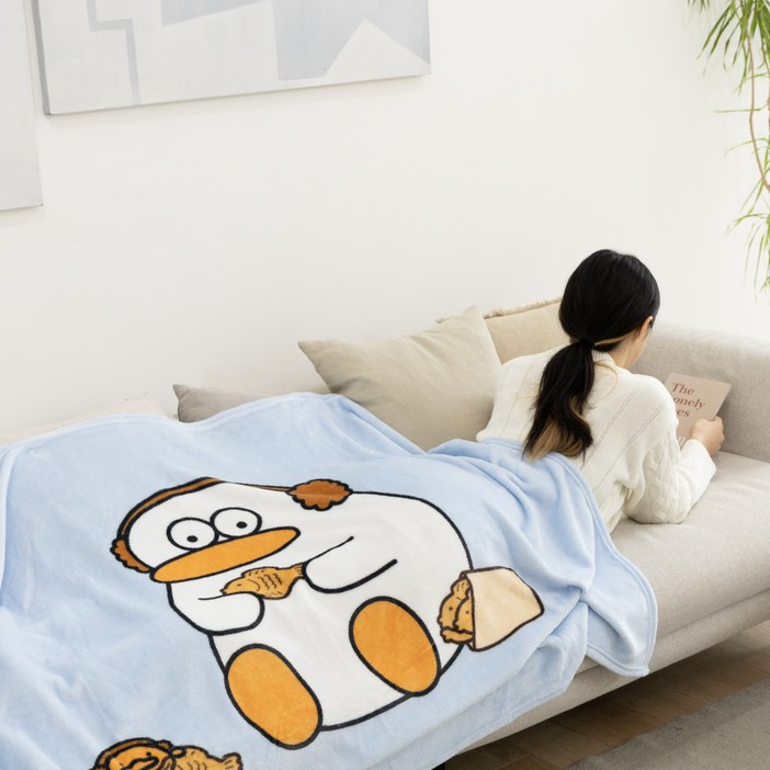 오둥이 포근한 오벤져스 극세사 담요