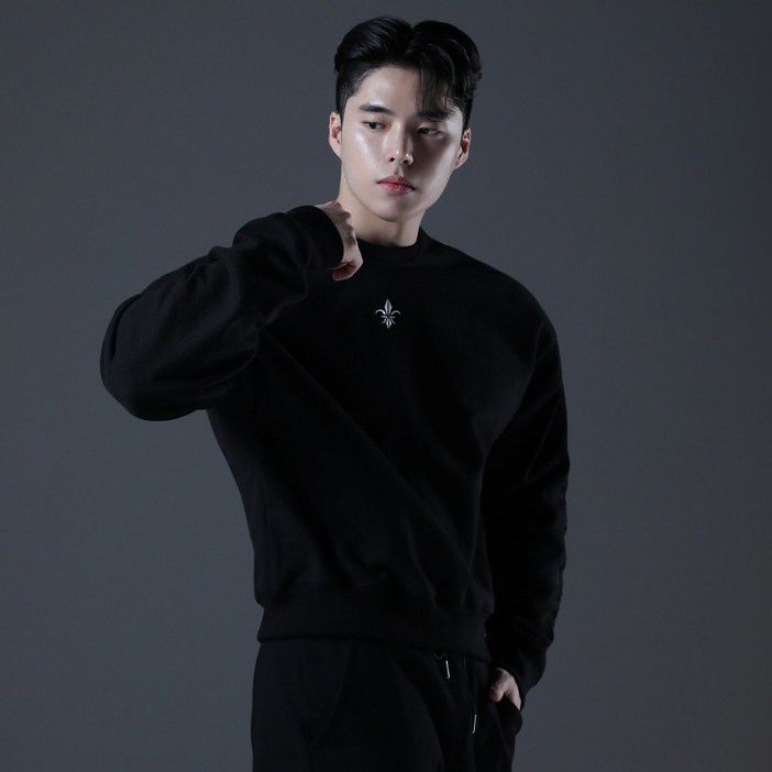 카미드 맨투맨 로고 화이트 기모맨투맨 헬스 빅사이즈 후드티