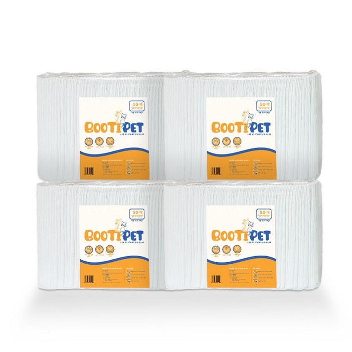 부티펫 가성비 대형 배변패드 큰패드 52g,200매,SAP 3g, 4개, 50매 부티펫 가성비 대형 배변패드 큰패드 52g,200매,SAP 3g, 4개, 50매