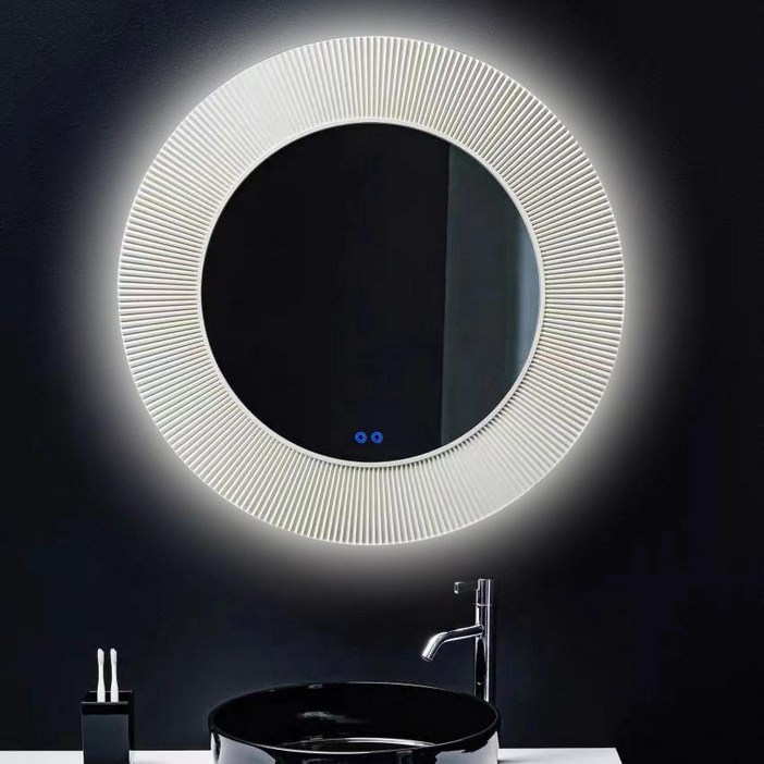 벽걸이 욕실 LED 각도조절 두꺼운 무드등 일자등, 화이트 터치스크린LED조명김서림방지