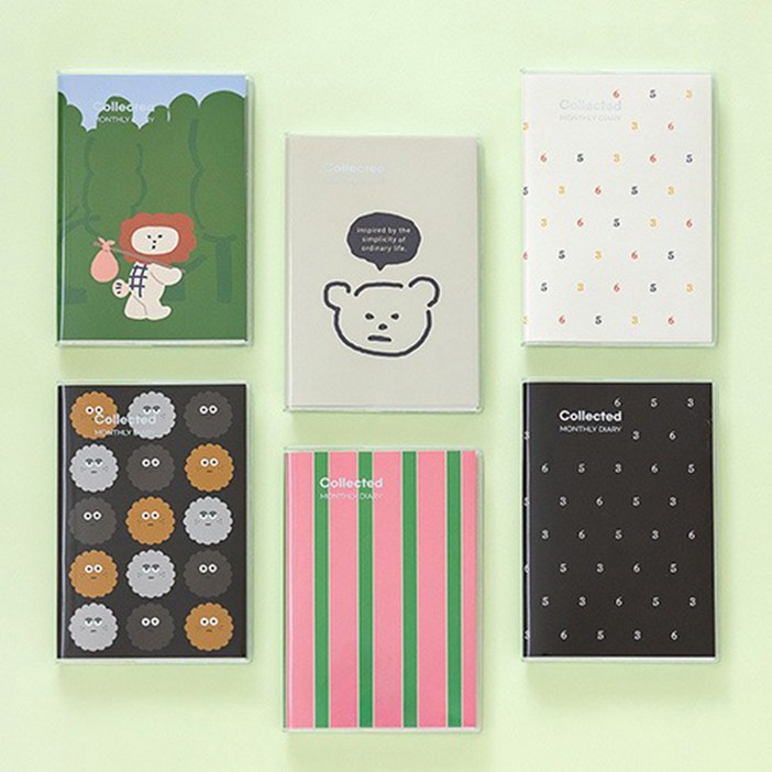 아트박스/로마네 Romane 콜렉티드 PVC 다이어리_먼슬리 만년형