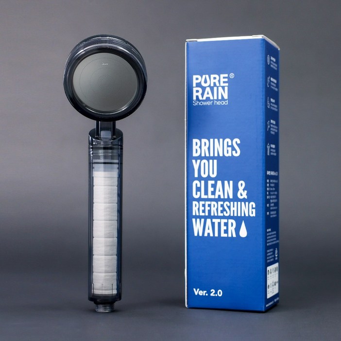 퓨어레인 필터 샤워기 헤드 V2 실속패키지 세트
