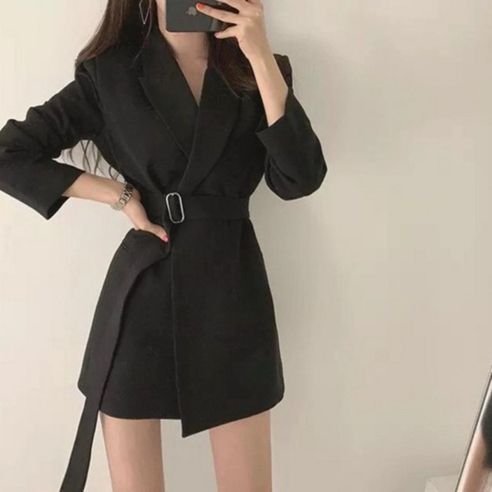 벨트 데일리원피스 JSC0056 가을원피스 여성원피스 데일리원피스 체크원피스 패턴원피스