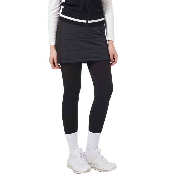 <투엘라> 여성 겨울 패딩 기모 치마 밴딩 레깅스 스커트