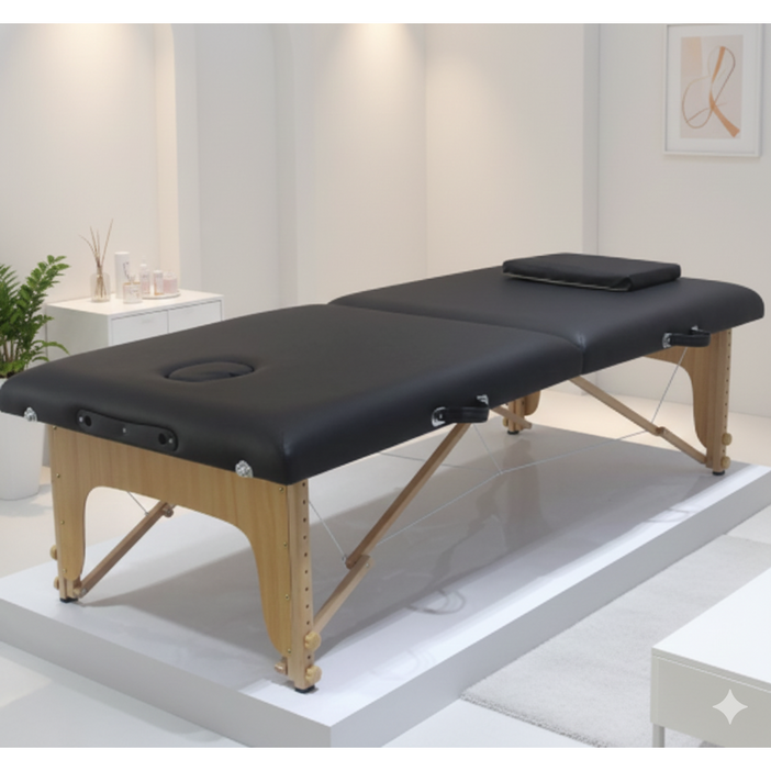 접이식 마사지베드 와이드 80 휴대용 반영구 넓은 미용침대