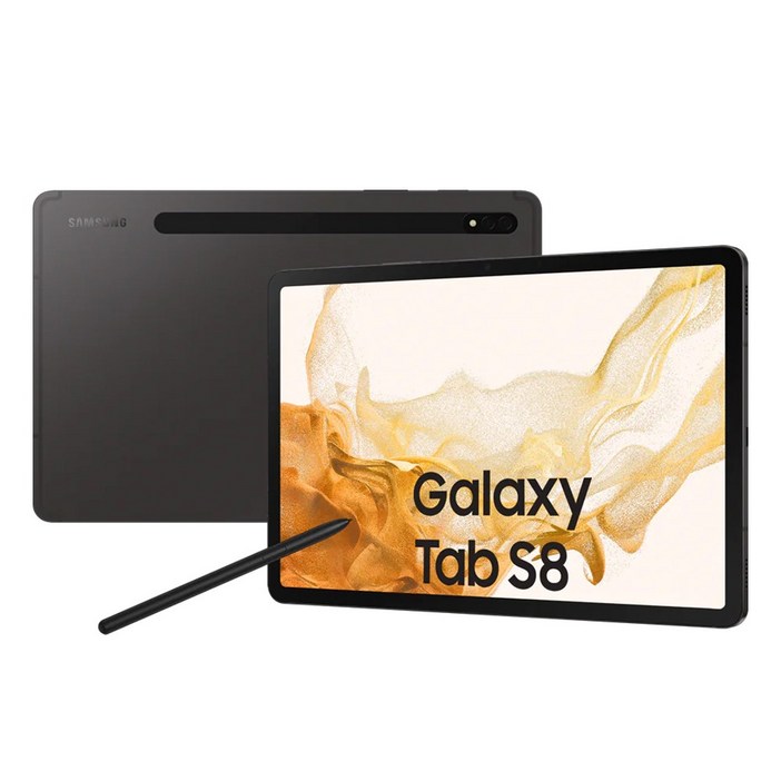 삼성 갤럭시탭 S8 중고 태블릿 11인치 안드로이드 5G 북커버, S펜포함, WiFi  셀룰러, 128GB, 그라파이트