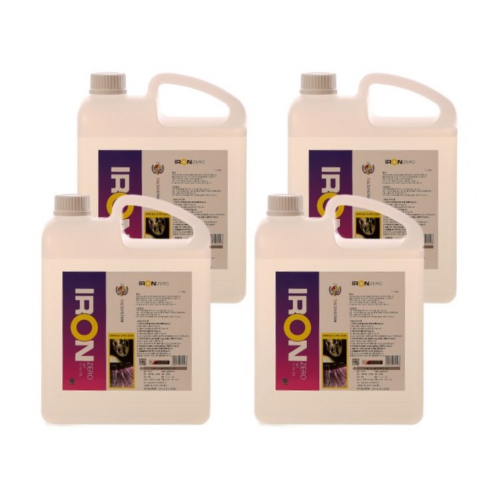 TAC시스템 아이언제로 1BOX(4EA) 구매 시 클레이바 100g(색상랜덤) 증정, 1세트, 4L