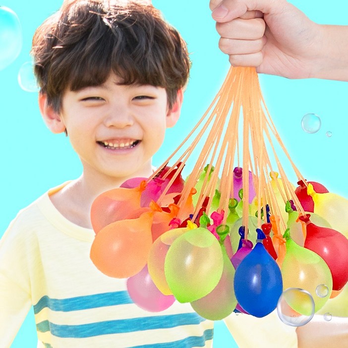 위트렌드 매듭 필요없는 다발 물풍선 물폭탄 제조기, 물풍선 제조기 1110개 (10개세트)