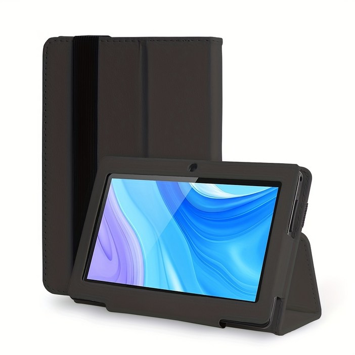 ATMPC 7인치 태블릿 2GB RAN 32GB ROM 안드로이드 11 태블릿 PC 쿼드 코어 프로세서 HD IPS 디스플레이 듀얼 카메라 WiFi 케이스가 있는 태블릿 2023