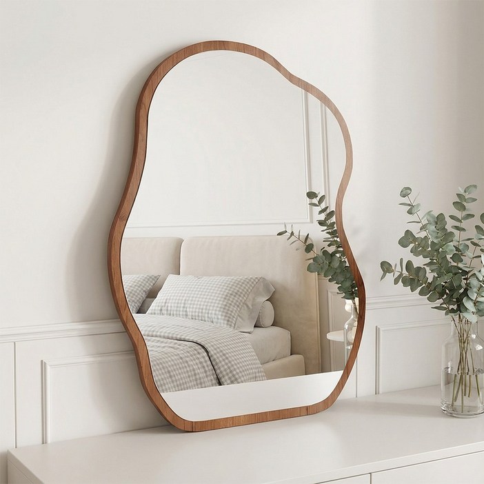 Comfy Nest 화장대 거울 스탠드 아치형 탁상거울 메이크업거울