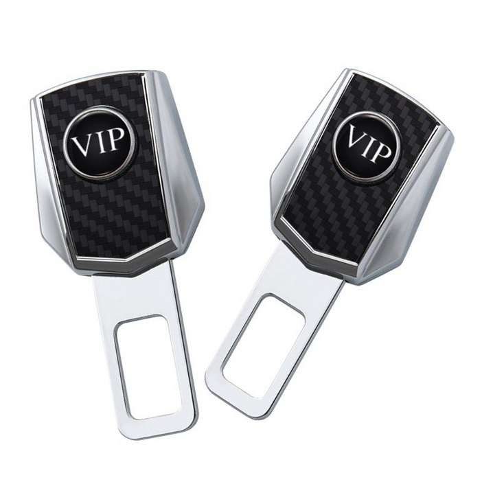안전벨트 클립 2개입 전차종 호환가능 연장클립 vip로고, 2개