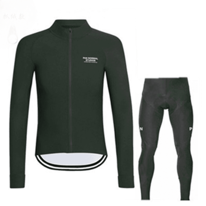 파스노말 스튜디오 싸이클복 져지 자전거 세트 긴팔 라이딩