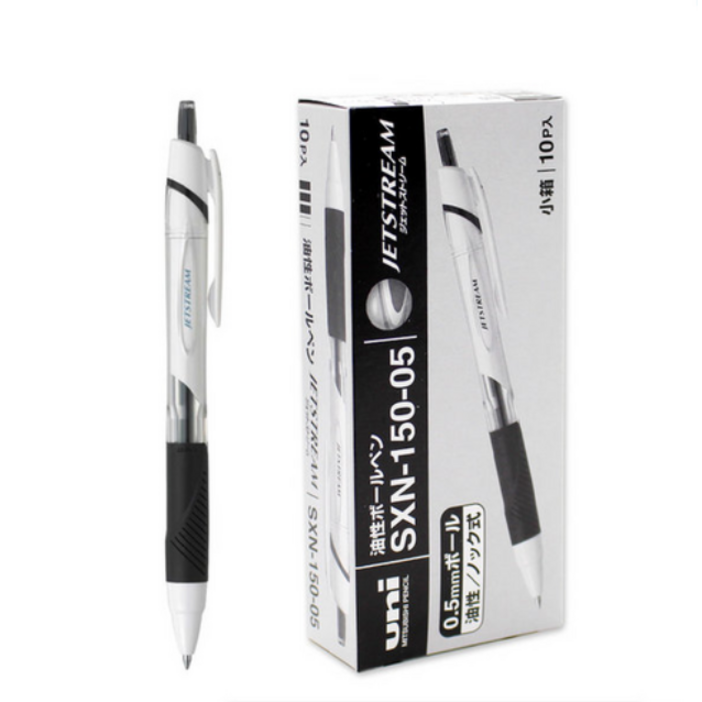 제트스트림 볼펜(SXN-150/0.5mm/흑)-다스(10개입), 블랙, 10개