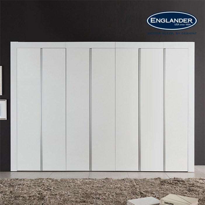 [잉글랜더]릴리 고광택 전신거울 9자 장롱