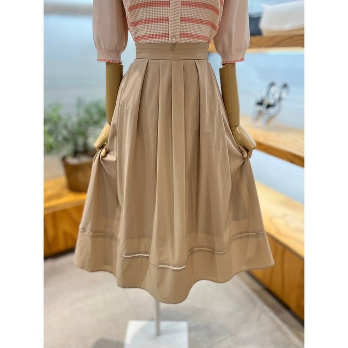 레코브 주름 플레어 스커트 LC61D5SK518X