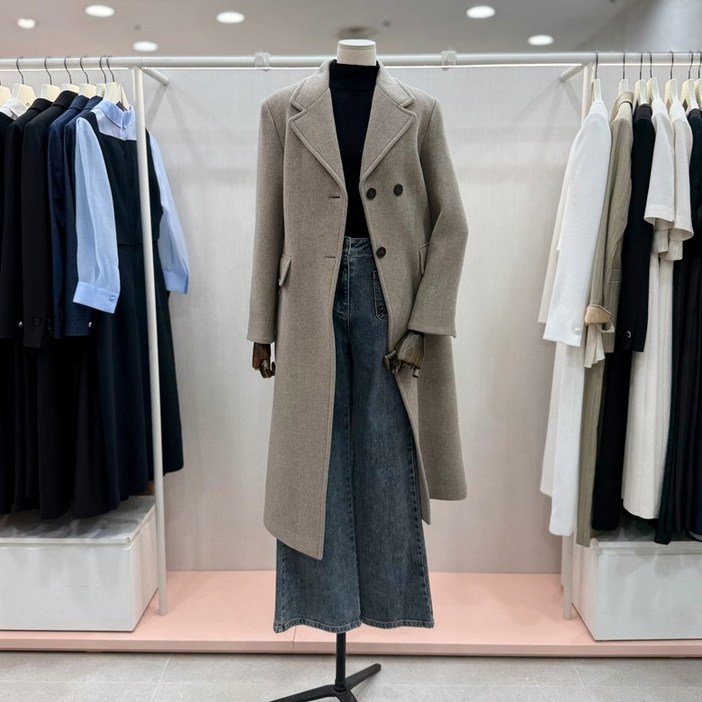 잇미샤 잇미샤  테일러드 싱글 버튼 코트 ITOBWHC720DG