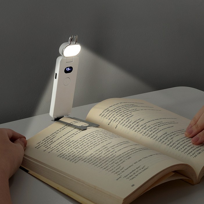 ZOZOFO 라이트 집게 북라이트 독서등 휴대용 LED 공부등 무드등, 흰색 ZOZOFO 라이트 집게 북라이트 독서등 휴대용 LED 공부등 무드등, 흰색