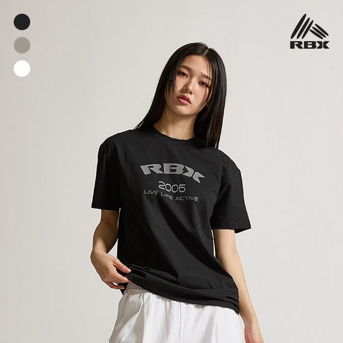 RBX 2005 남여공용 스포츠 데일리 러닝 냉감 반팔 기능성 라운드 티셔츠