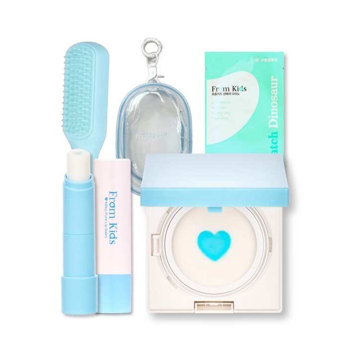 프리미엄프롬키즈 컬러풀 세트 2종 유아 어린이 초등 화장놀이 뷰티 메이크업 선물, 1개, 밀키세트