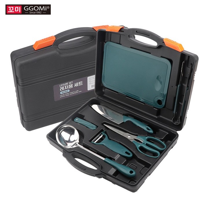 꼬미 MK2040N 캠핑키친툴세트 바베큐용품 캠핑주방용품 캠핑 차박 조리도구