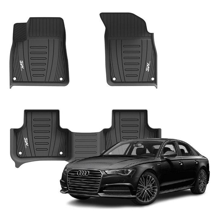 아우디 A6 3W 에코라이너 TPE 카매트 3D 5D 6D 2019.10~