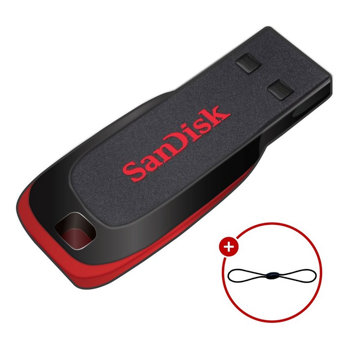 샌디스크 Cruzer Blade 크루저 블레이드 USB 2.0 SDCZ50128GB USB 고리줄 샌디스크 Cruzer Blade 크루저 블레이드 USB 2.0 SDCZ50128GB USB 고리줄
