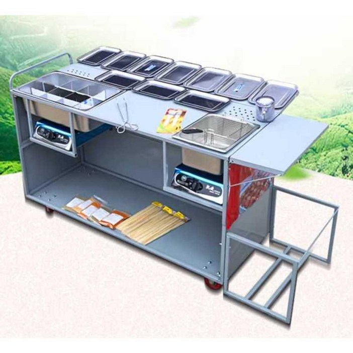 푸드트럭 리어카 스낵 야시장 카트 플리마켓 이동식 바베큐 장비 노래방 조식차 판매대 구이 전용