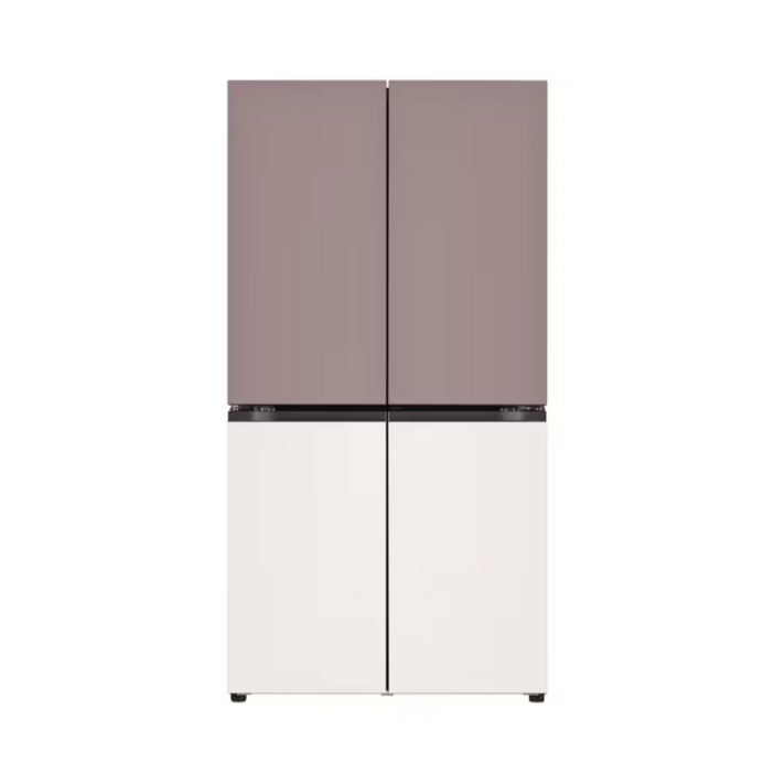 [10% 환급가전] [색상선택형] LG전자 오브제 4도어 디오스 냉장고 메탈 T873MKE111 870L 방문설치