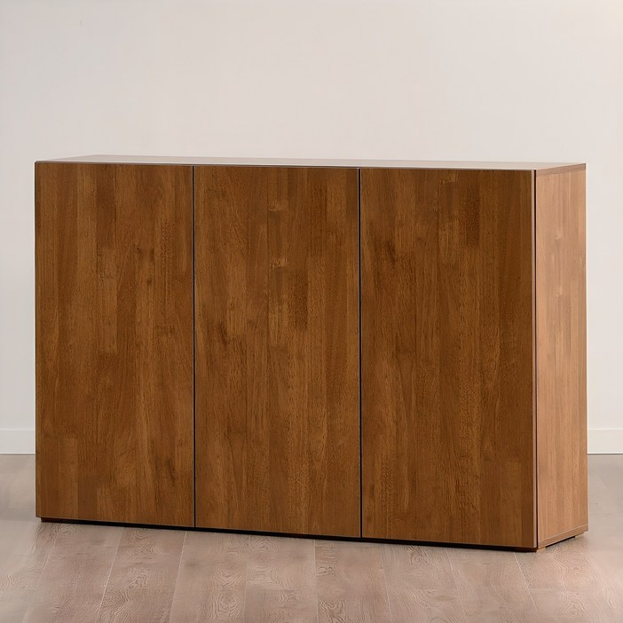 브루노 모어 2단 E0 수납장 800 1200 원목 높은 수납장