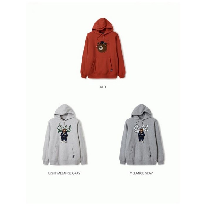 후아유  공용 스티브 부클 패치 후드티   Steve Boucle Patch Hoodie Brushed  WHMHE4V21U