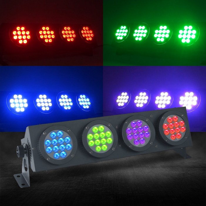 4구 LED 뱅크 특수조명 무대조명 강당조명 공연장조명 행사조명