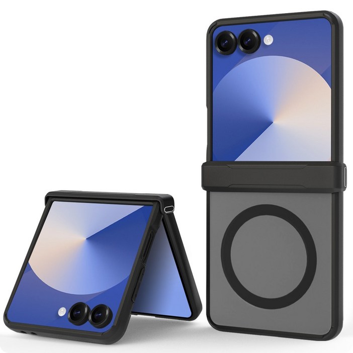 HEZO헤조 갤럭시 Z 플립 맥세이프 케이스 힌지보호 자력 커버