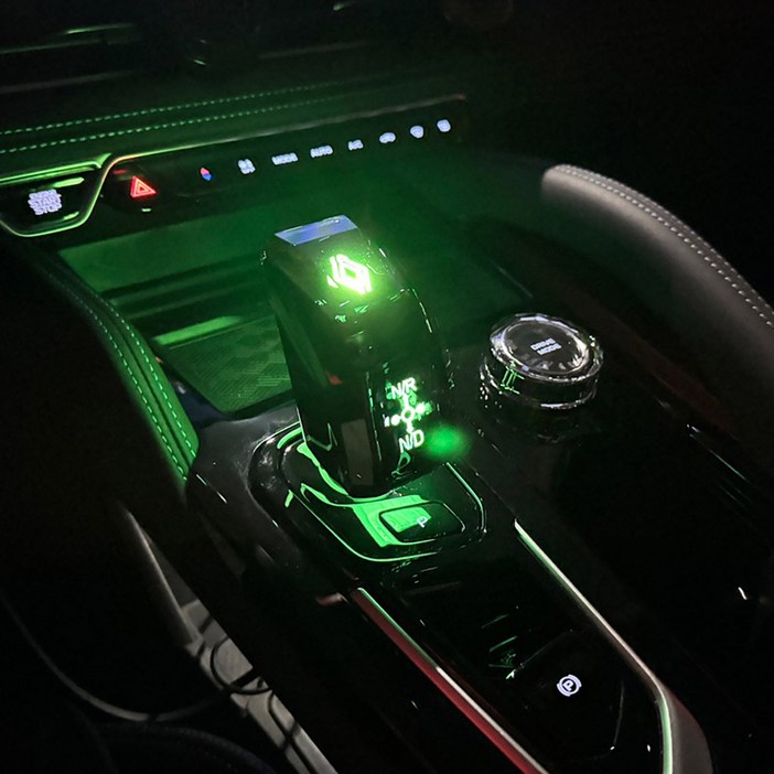 WAHA 르노 그랑콜레오스 크리스탈 기어노브 LED 기어봉 드라이브 조그다이얼 악세사리 용품