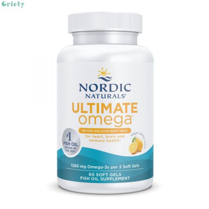 노르딕내츄럴스 얼티미트 오메가 3 1280mg 레몬 소프트젤 60정 1개 11203461