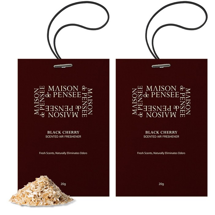 메종드 펜세 퍼퓸 에어 프레셔너 20g, 2개, 블랙 체리