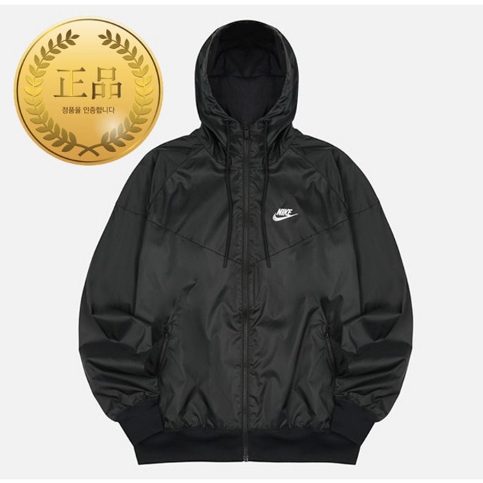국내매장판 AS가능 정품 나이키 윈드러너 후드 재킷 남성용 초경량 런닝 바람막이