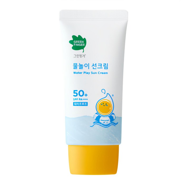 그린핑거 물놀이 유아 선크림 워터프루프 SPF50 PA, 50ml, 1개