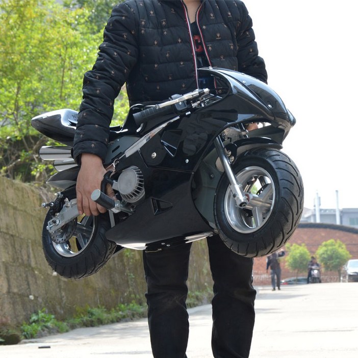 미니 소형 오토바이 성인용 스쿠터 49cc 포켓 2행정 바이크 50cc