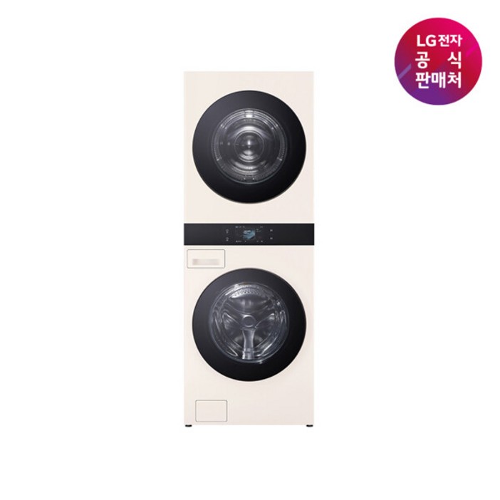 LG 트롬 AI 오브제 워시타워 세탁건조기 WA2525EEHF