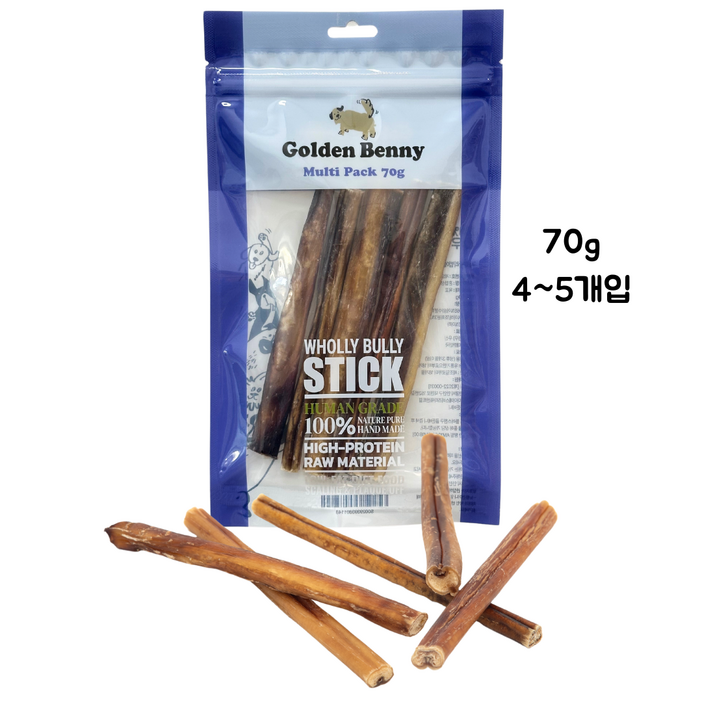 골든베니 한우스틱 오래먹는 간식 소우신 불리스틱 우스틱 70g