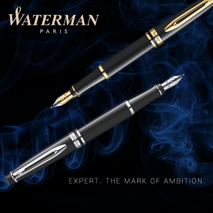 워터맨 엑스퍼트 만년필, 매트블랙CT
