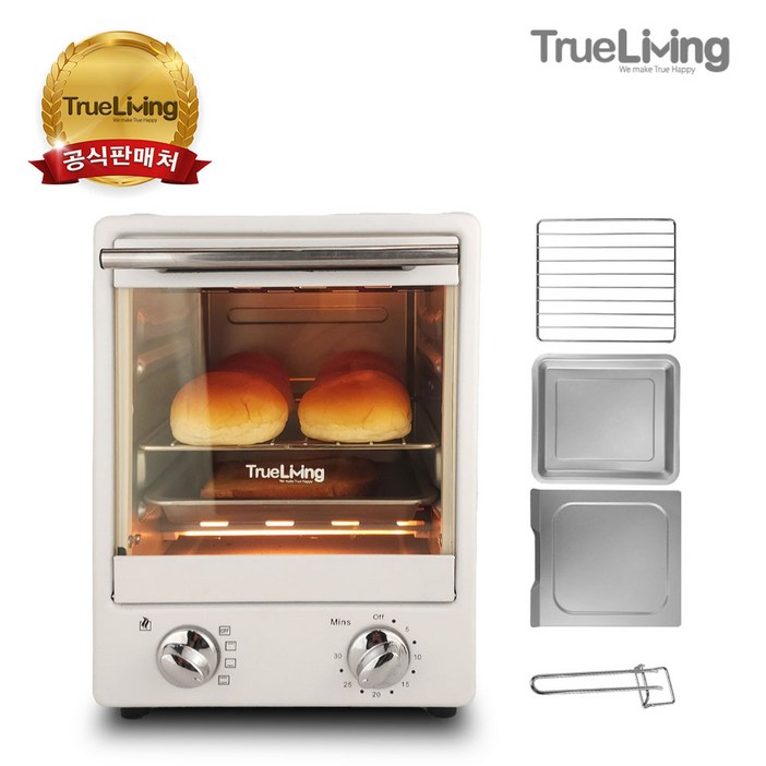 트루리빙 레트로 미니 오븐 12L