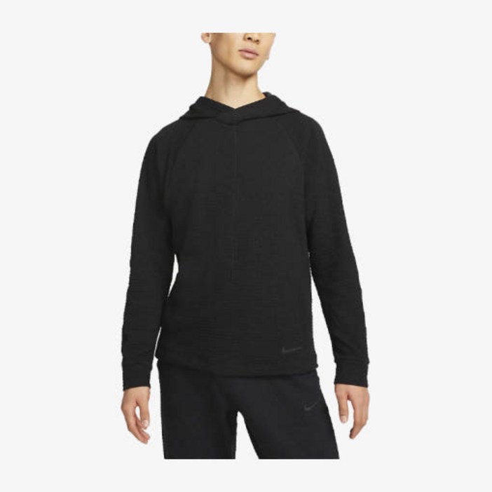 나이키 남성 요가 드라이 핏 풀오버 후디 블랙