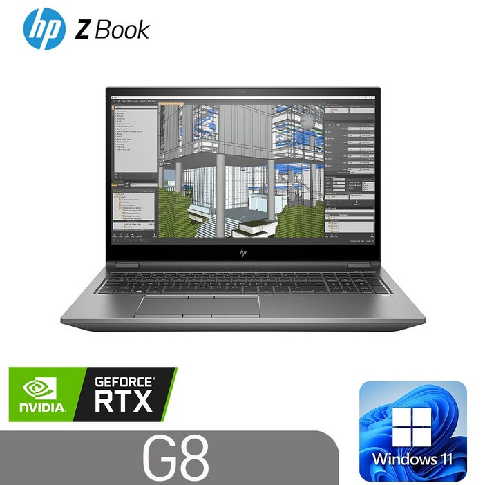 HP ZBook G8 Workstation 노트북 윈도우11 인텔 11세대 i911950H 32G Nvme2T RTX A5000 15.6인치, ZBook G8, WIN11 Pro, 32GB, 2TB, 실버